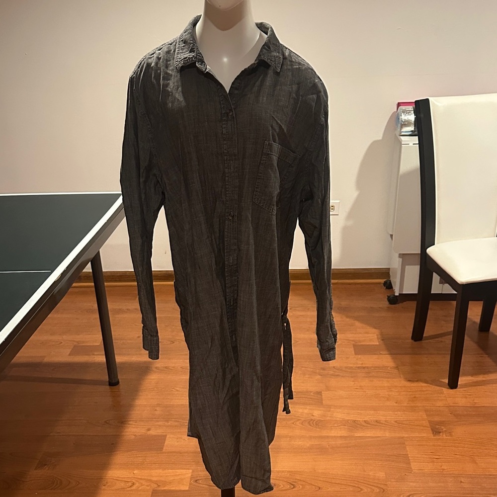 Sonoma Charcoal Long Sleeve Dress